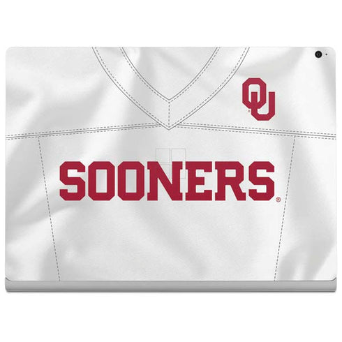 University of Oklahoma White Jersey Surface Book 2 15in Skin